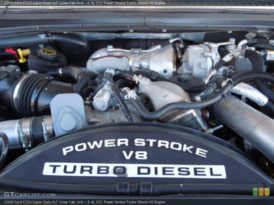 6.4L 32V Power Stroke Turbo Diesel V8 Engine for the 2008 Ford F250 Super Duty #73847994