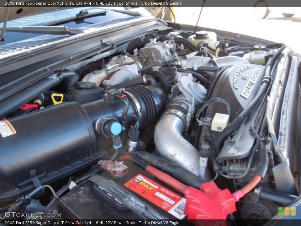 6.4L 32V Power Stroke Turbo Diesel V8 Engine for the 2008 Ford F250 Super Duty #73848035