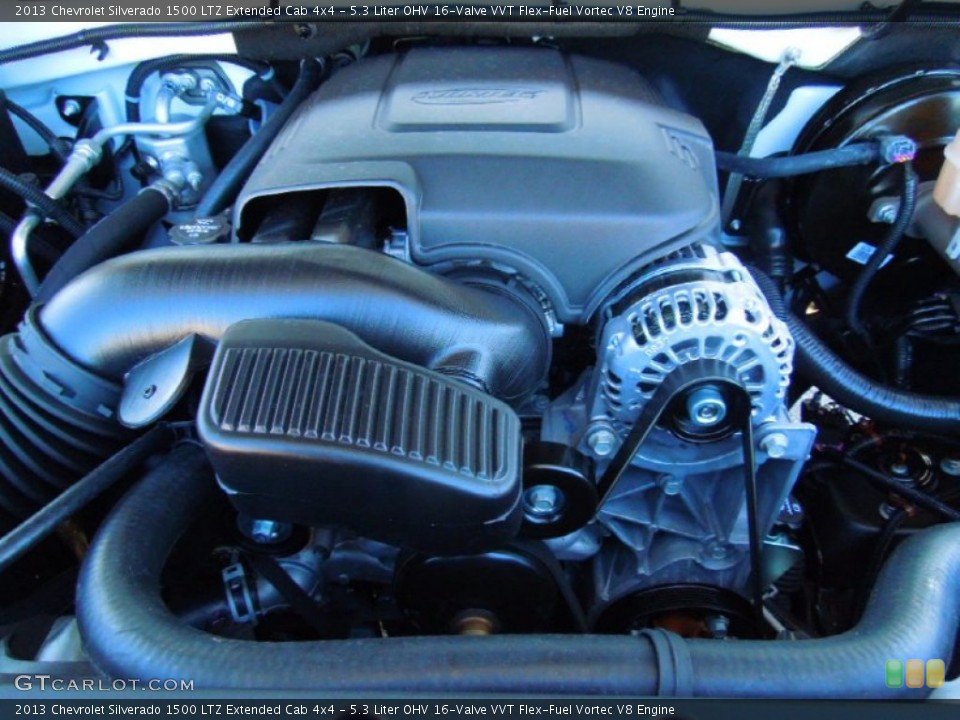 5.3 Liter OHV 16-Valve VVT Flex-Fuel Vortec V8 Engine for the 2013 Chevrolet Silverado 1500 #73850743