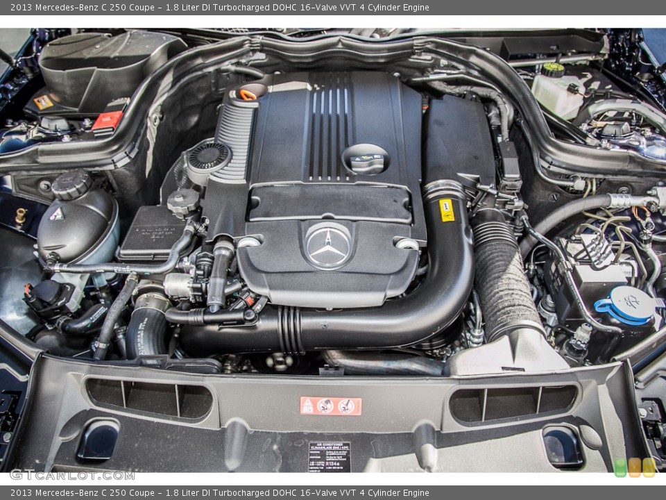 1.8 Liter DI Turbocharged DOHC 16-Valve VVT 4 Cylinder Engine for the 2013 Mercedes-Benz C #73856969