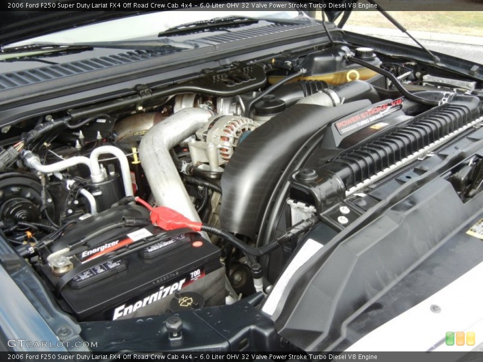 6.0 Liter OHV 32 Valve Power Stroke Turbo Diesel V8 Engine for the 2006 Ford F250 Super Duty #73860459