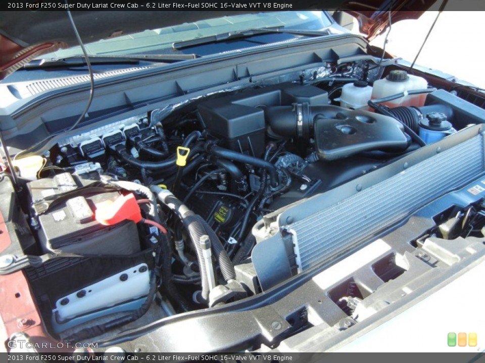 6.2 Liter Flex-Fuel SOHC 16-Valve VVT V8 Engine for the 2013 Ford F250 Super Duty #73861883