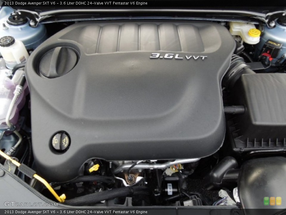 3.6 Liter DOHC 24-Valve VVT Pentastar V6 Engine for the 2013 Dodge Avenger #73862828
