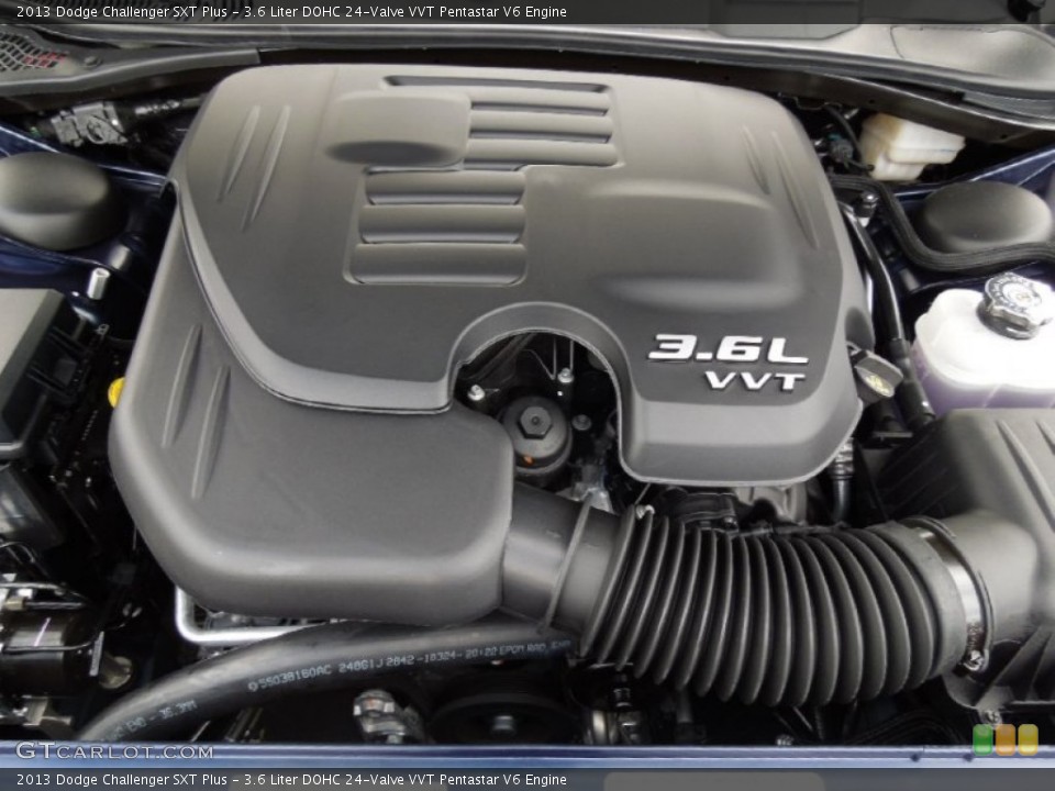 3.6 Liter DOHC 24-Valve VVT Pentastar V6 Engine for the 2013 Dodge Challenger #73863019