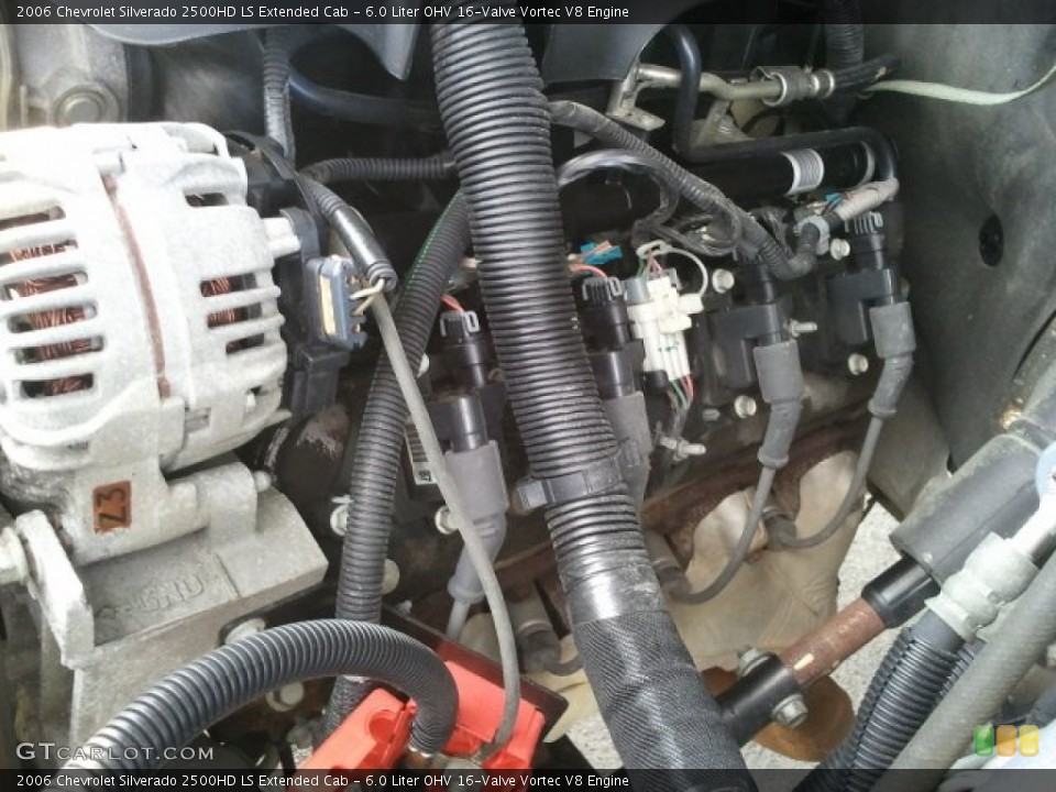 6.0 Liter OHV 16-Valve Vortec V8 Engine for the 2006 Chevrolet Silverado 2500HD #73870183