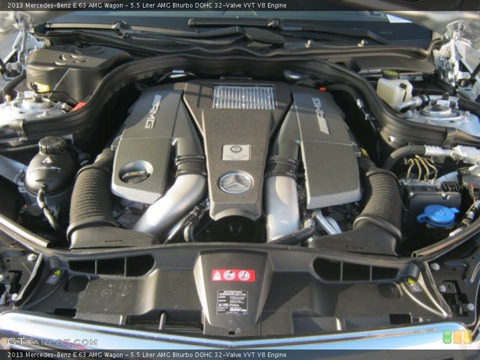 5.5 Liter AMG Biturbo DOHC 32-Valve VVT V8 Engine for the 2013 Mercedes-Benz E #73870411