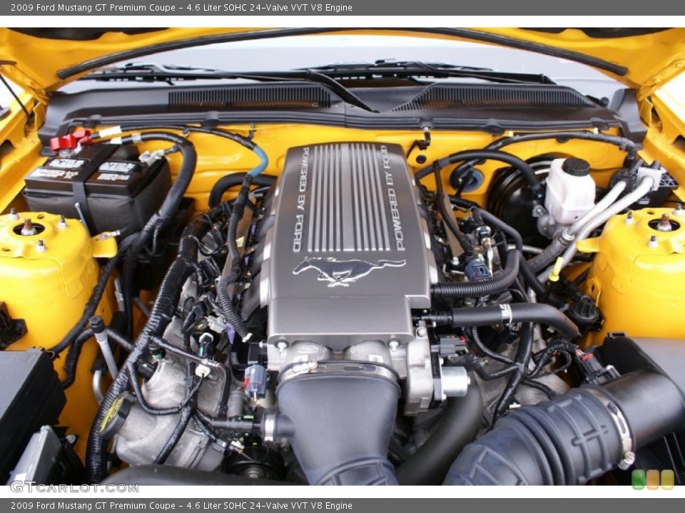 4.6 Liter SOHC 24-Valve VVT V8 Engine for the 2009 Ford Mustang #73889219