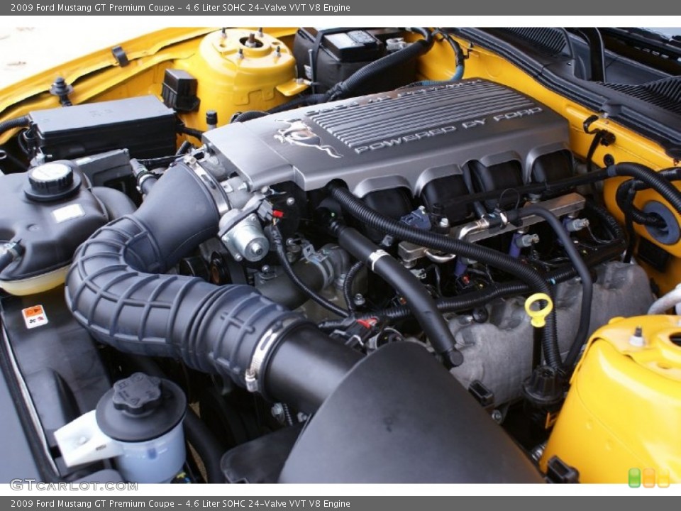 4.6 Liter SOHC 24-Valve VVT V8 Engine for the 2009 Ford Mustang #73889234