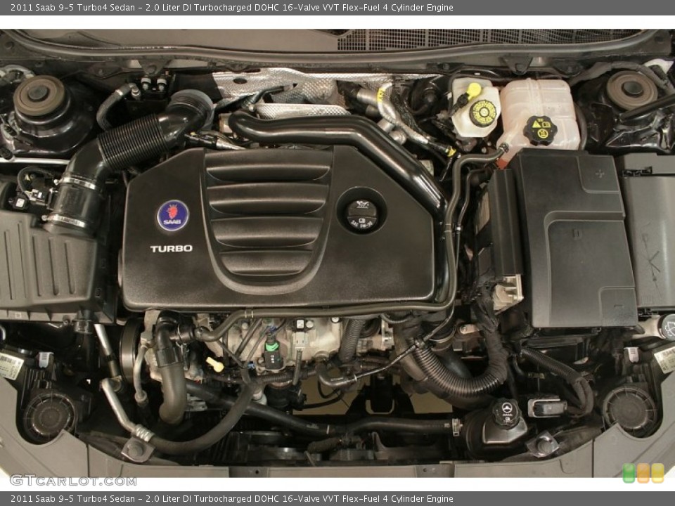2.0 Liter DI Turbocharged DOHC 16-Valve VVT Flex-Fuel 4 Cylinder Engine for the 2011 Saab 9-5 #73896050