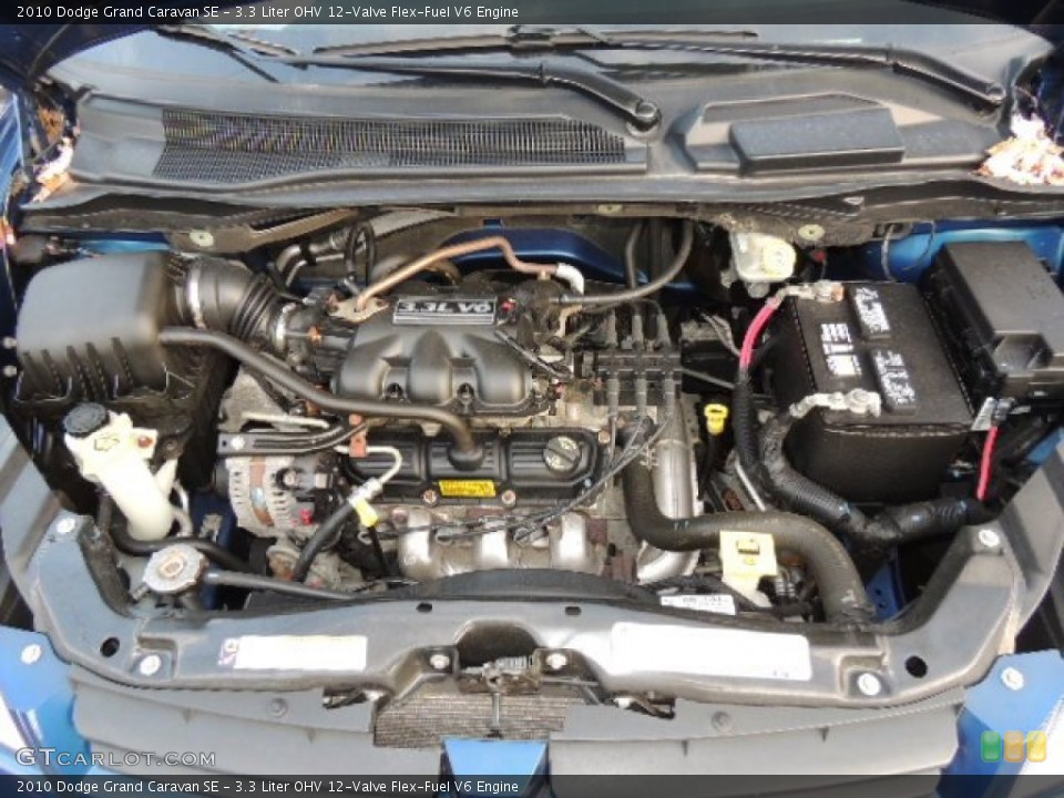 3.3 Liter OHV 12-Valve Flex-Fuel V6 Engine for the 2010 Dodge Grand Caravan #73912235