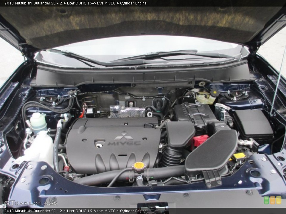 2.4 Liter DOHC 16-Valve MIVEC 4 Cylinder 2013 Mitsubishi Outlander Engine