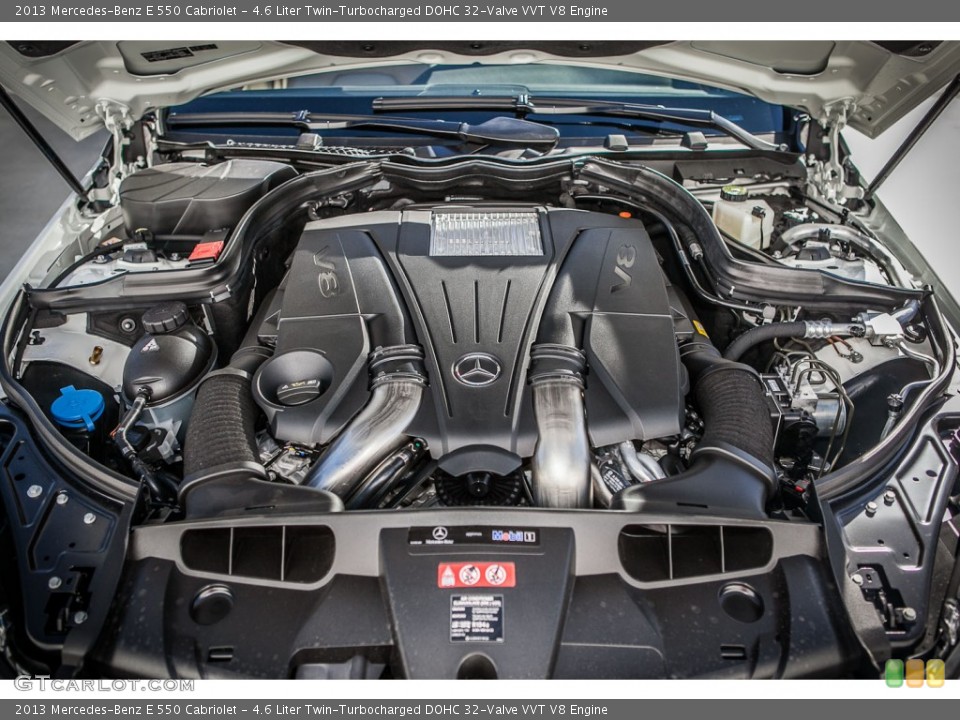 4.6 Liter Twin-Turbocharged DOHC 32-Valve VVT V8 Engine for the 2013 Mercedes-Benz E #73922276