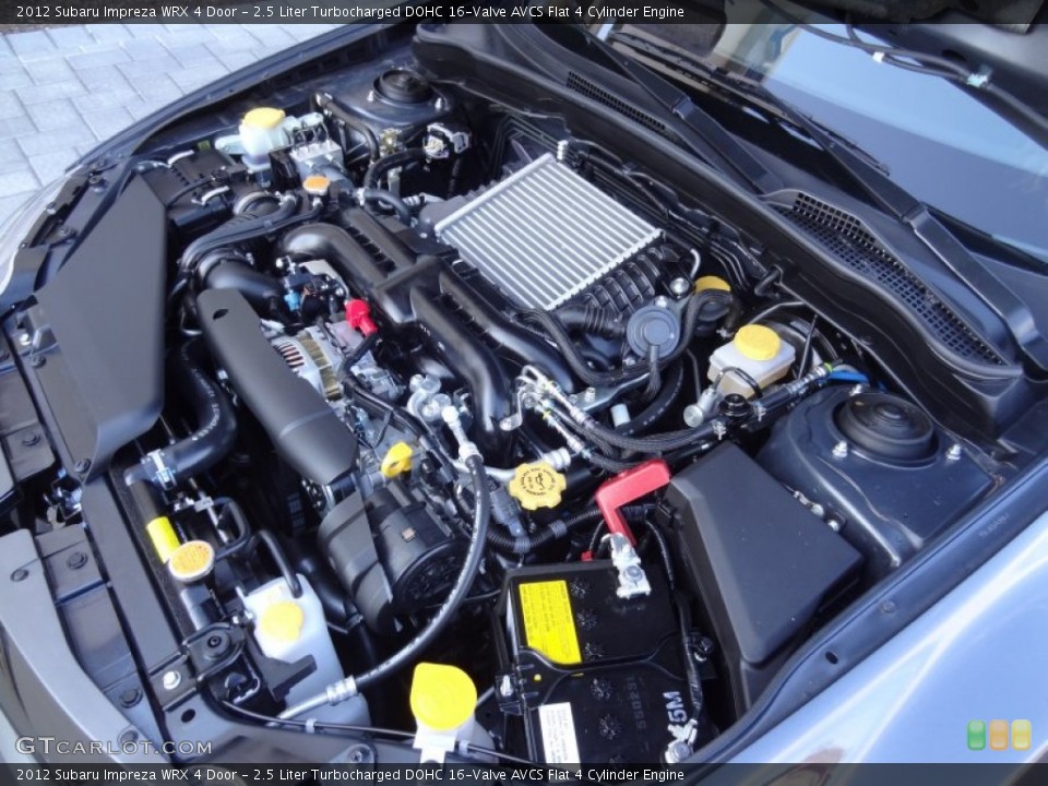 2.5 Liter Turbocharged DOHC 16-Valve AVCS Flat 4 Cylinder Engine for the 2012 Subaru Impreza #73935722