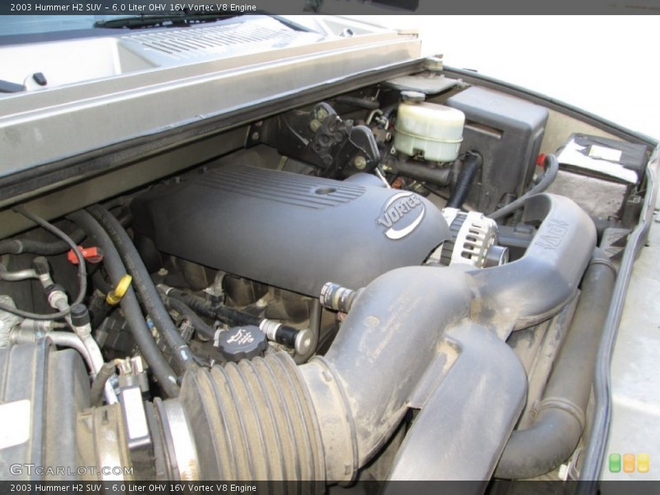 6.0 Liter OHV 16V Vortec V8 Engine for the 2003 Hummer H2 #73961585