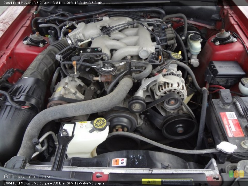 3.8 Liter OHV 12-Valve V6 Engine for the 2004 Ford Mustang #73969580