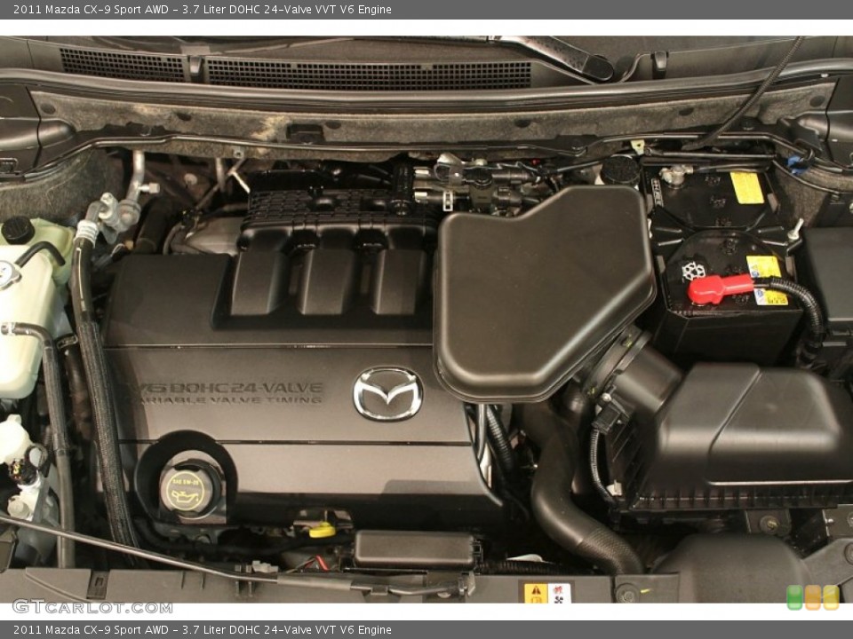 3.7 Liter DOHC 24-Valve VVT V6 Engine for the 2011 Mazda CX-9 #73970597