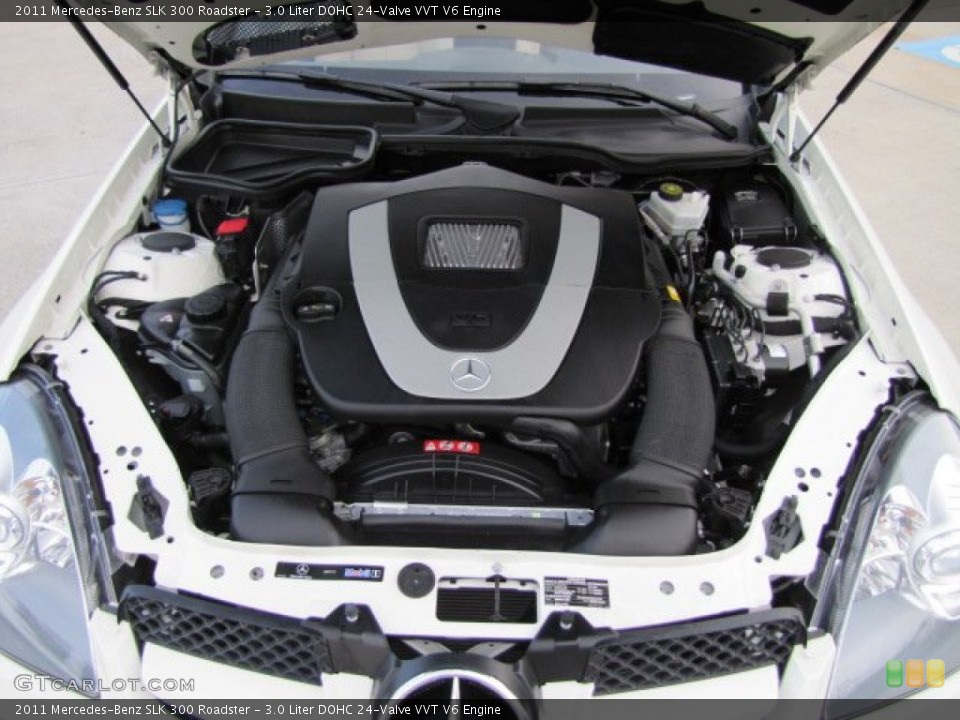 3.0 Liter DOHC 24-Valve VVT V6 2011 Mercedes-Benz SLK Engine