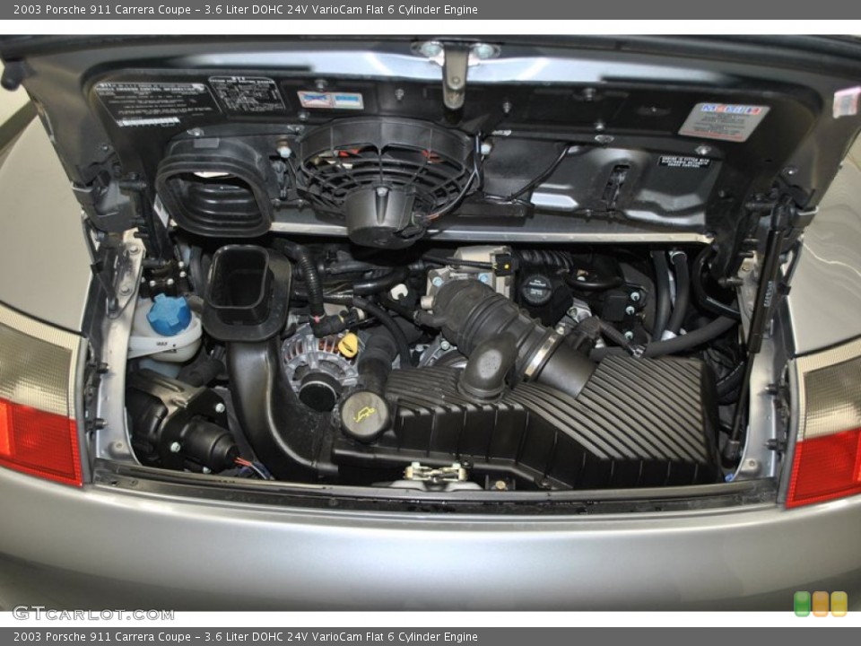 3.6 Liter DOHC 24V VarioCam Flat 6 Cylinder Engine for the 2003 Porsche 911 #73980527