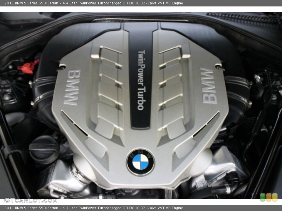 4.4 Liter TwinPower Turbocharged DFI DOHC 32-Valve VVT V8 Engine for the 2011 BMW 5 Series #73990035