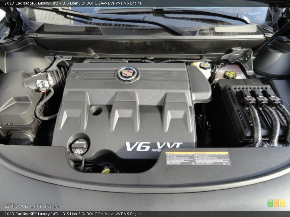 3.6 Liter SIDI DOHC 24-Valve VVT V6 Engine for the 2013 Cadillac SRX #73993590