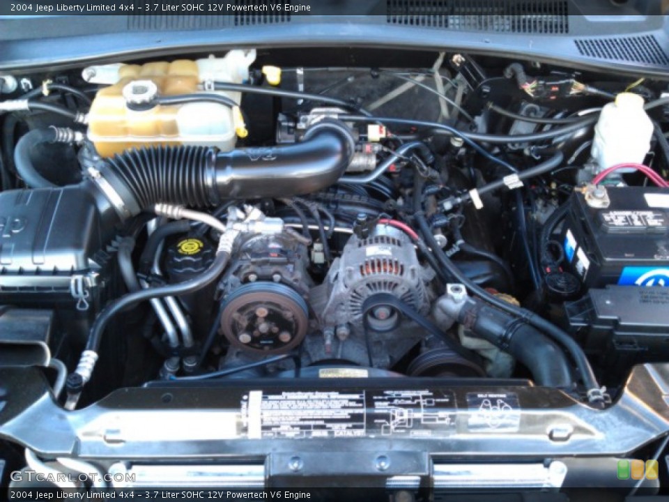 3.7 Liter SOHC 12V Powertech V6 Engine for the 2004 Jeep Liberty #74013204