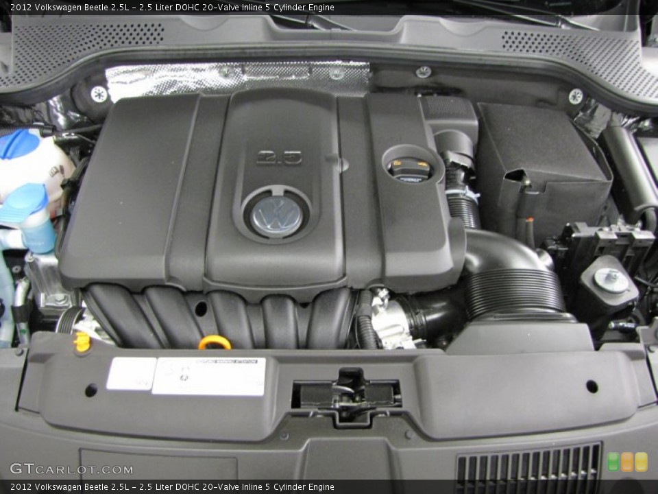 2.5 Liter DOHC 20-Valve Inline 5 Cylinder Engine for the 2012 Volkswagen Beetle #74013534