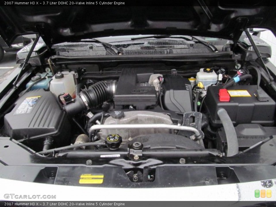 3.7 Liter DOHC 20-Valve Inline 5 Cylinder Engine for the 2007 Hummer H3 #74022561