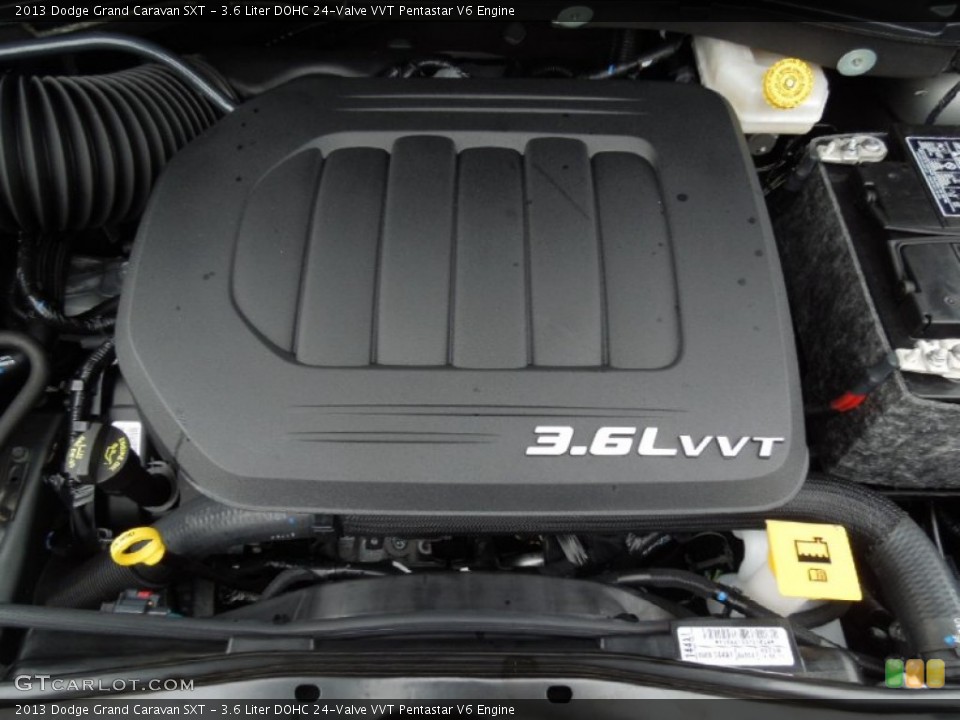 3.6 Liter DOHC 24-Valve VVT Pentastar V6 Engine for the 2013 Dodge Grand Caravan #74025501