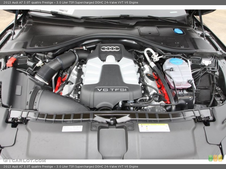 3.0 Liter TSFI Supercharged DOHC 24-Valve VVT V6 Engine for the 2013 Audi A7 #74025935