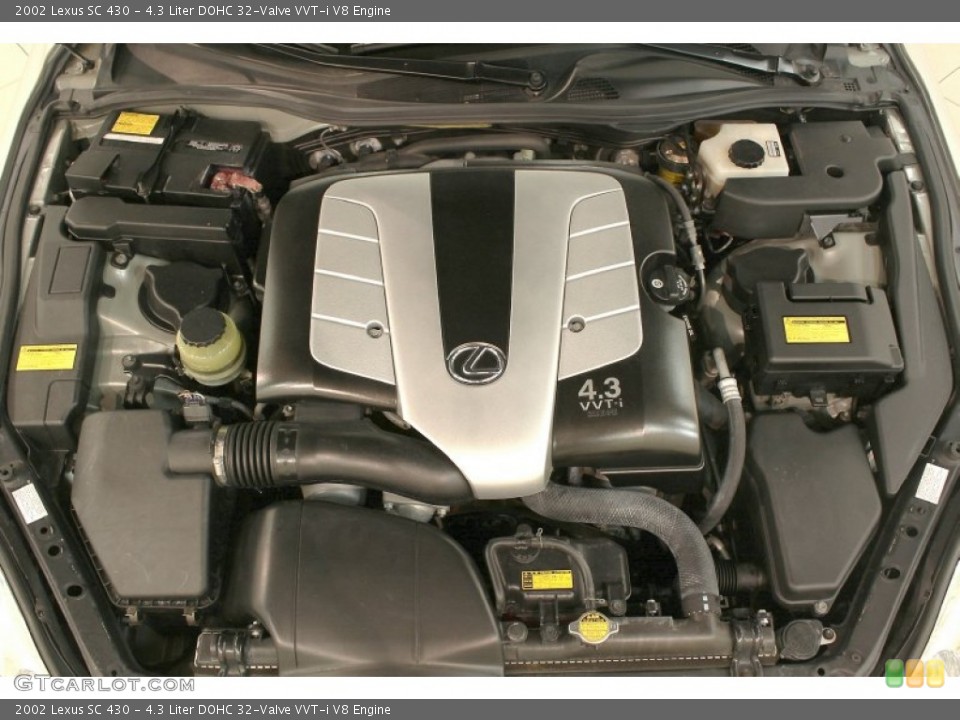 4.3 Liter DOHC 32-Valve VVT-i V8 Engine for the 2002 Lexus SC #74035311