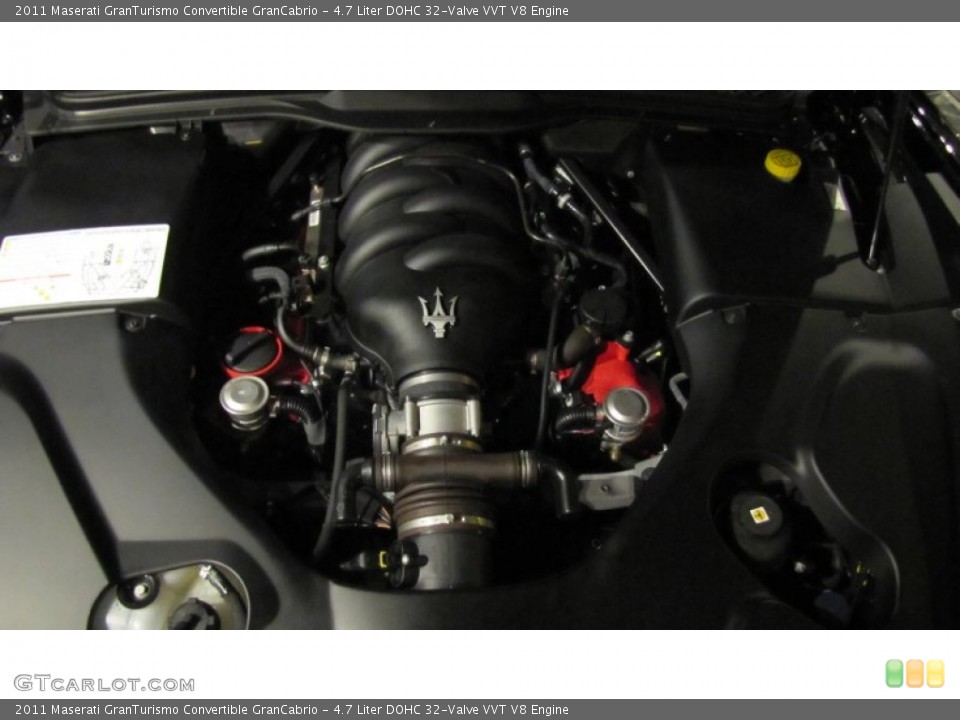 4.7 Liter DOHC 32-Valve VVT V8 Engine for the 2011 Maserati GranTurismo Convertible #74037804