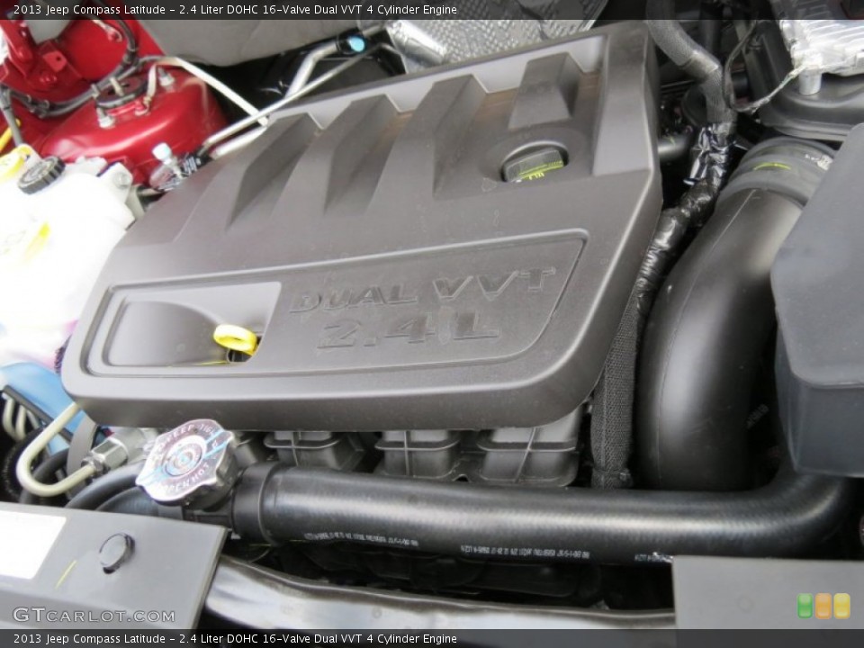 2.4 Liter DOHC 16-Valve Dual VVT 4 Cylinder 2013 Jeep Compass Engine