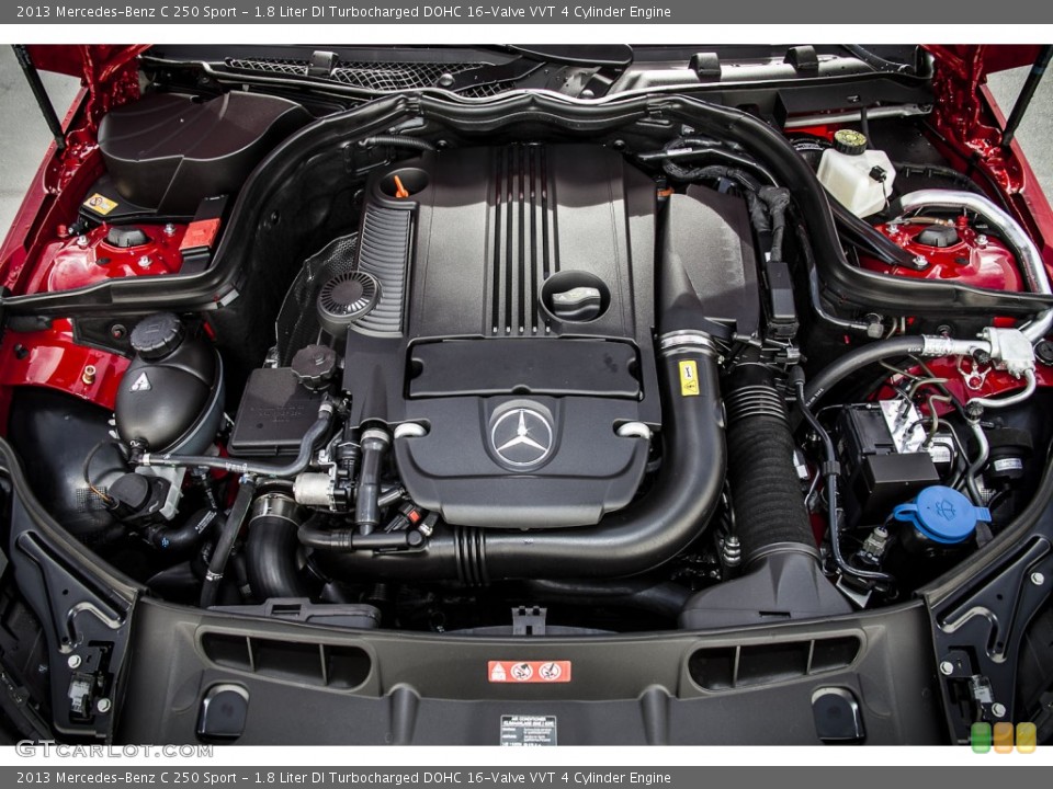 1.8 Liter DI Turbocharged DOHC 16-Valve VVT 4 Cylinder Engine for the 2013 Mercedes-Benz C #74044871