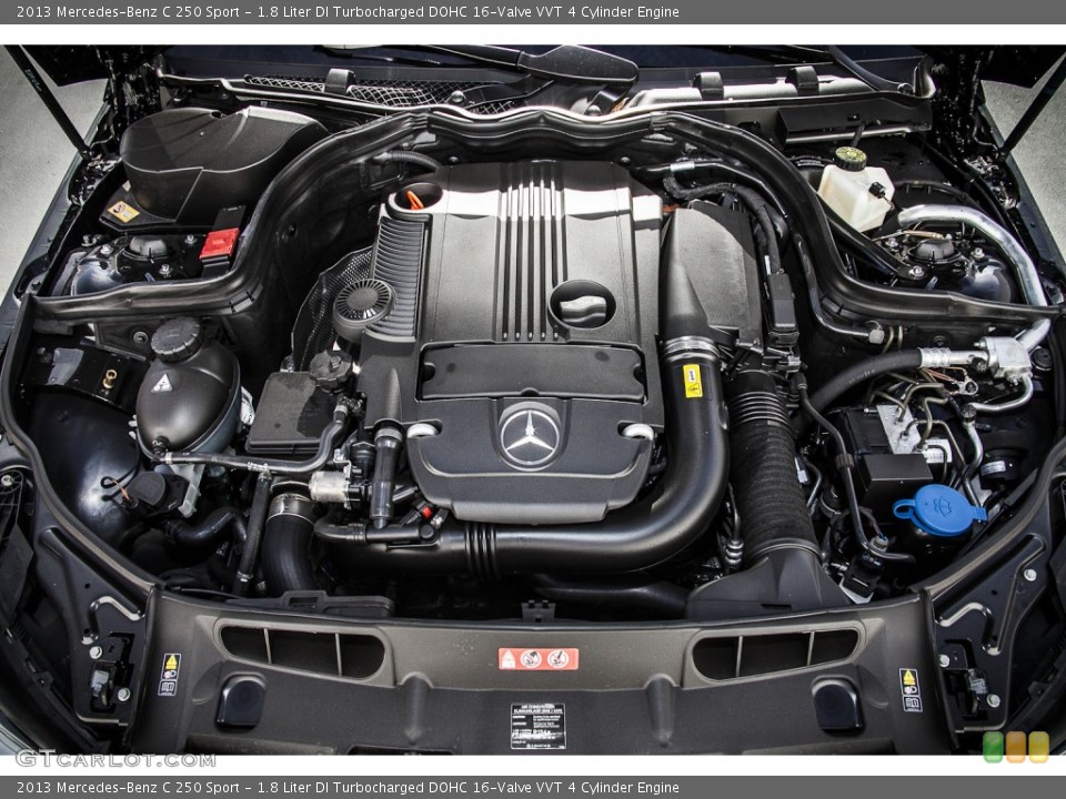 1.8 Liter DI Turbocharged DOHC 16-Valve VVT 4 Cylinder Engine for the 2013 Mercedes-Benz C #74049408