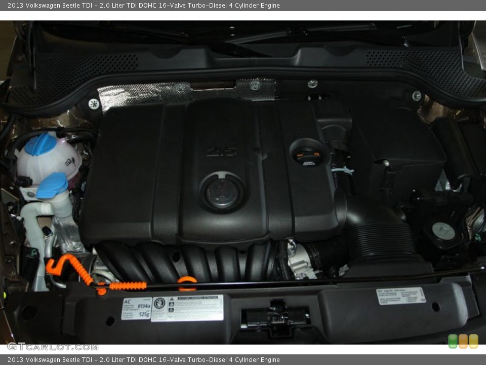 2.0 Liter TDI DOHC 16-Valve Turbo-Diesel 4 Cylinder Engine for the 2013 Volkswagen Beetle #74059509