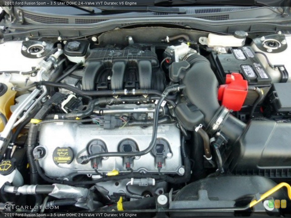 3.5 Liter DOHC 24-Valve VVT Duratec V6 Engine for the 2010 Ford Fusion #74066810