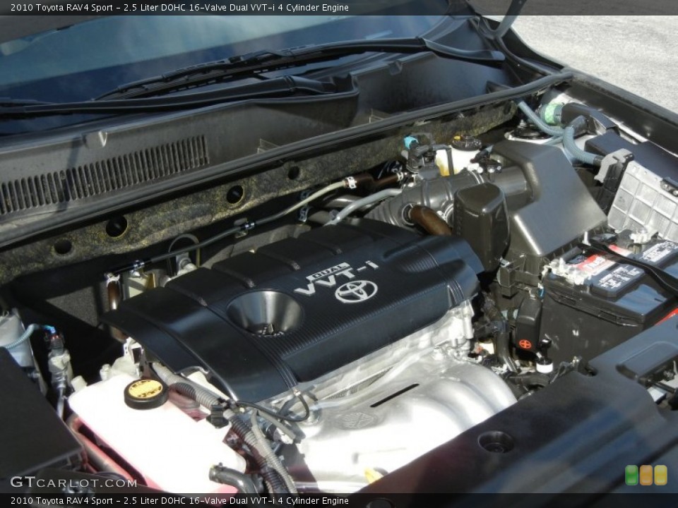 2.5 Liter DOHC 16-Valve Dual VVT-i 4 Cylinder Engine for the 2010 Toyota RAV4 #74068271