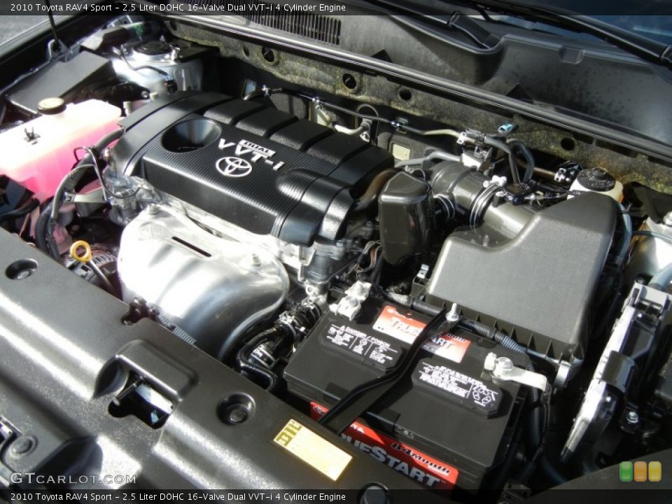 2.5 Liter DOHC 16-Valve Dual VVT-i 4 Cylinder Engine for the 2010 Toyota RAV4 #74068301