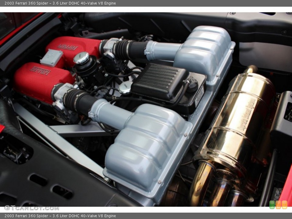 3.6 Liter DOHC 40-Valve V8 Engine for the 2003 Ferrari 360 #74070089