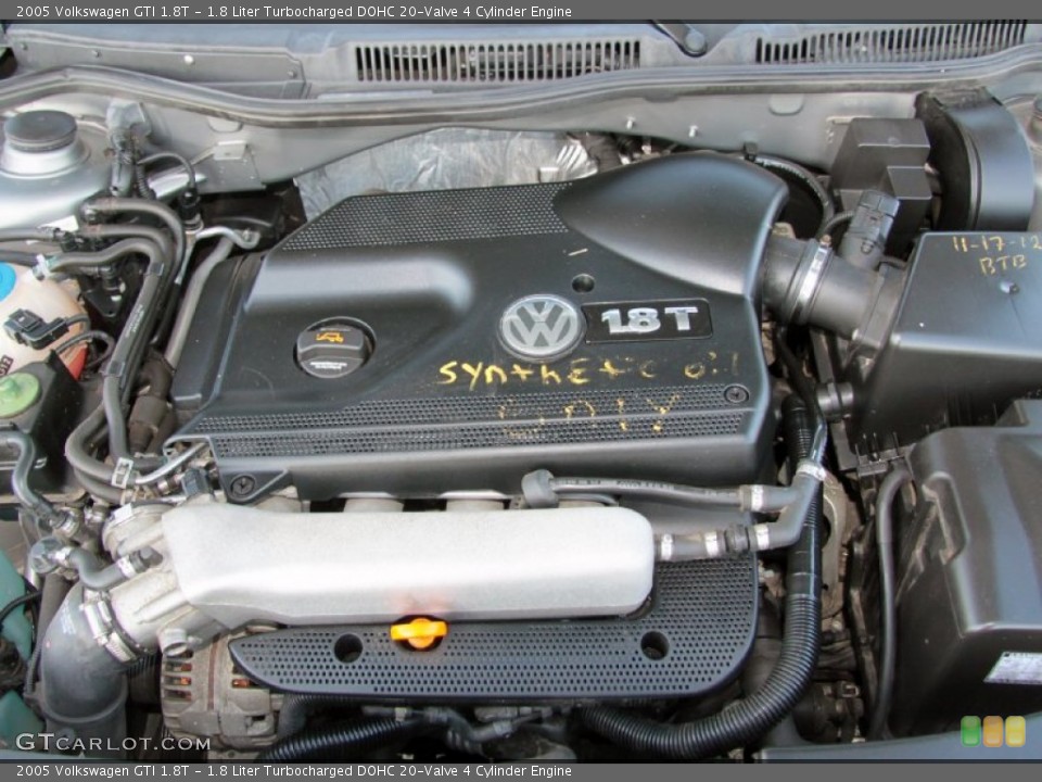 1.8 Liter Turbocharged DOHC 20-Valve 4 Cylinder 2005 Volkswagen GTI Engine