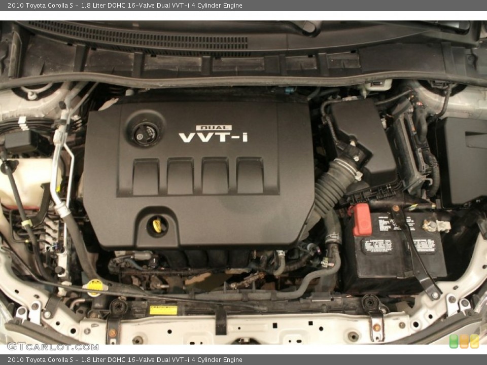 1.8 Liter DOHC 16-Valve Dual VVT-i 4 Cylinder Engine for the 2010 Toyota Corolla #74075162