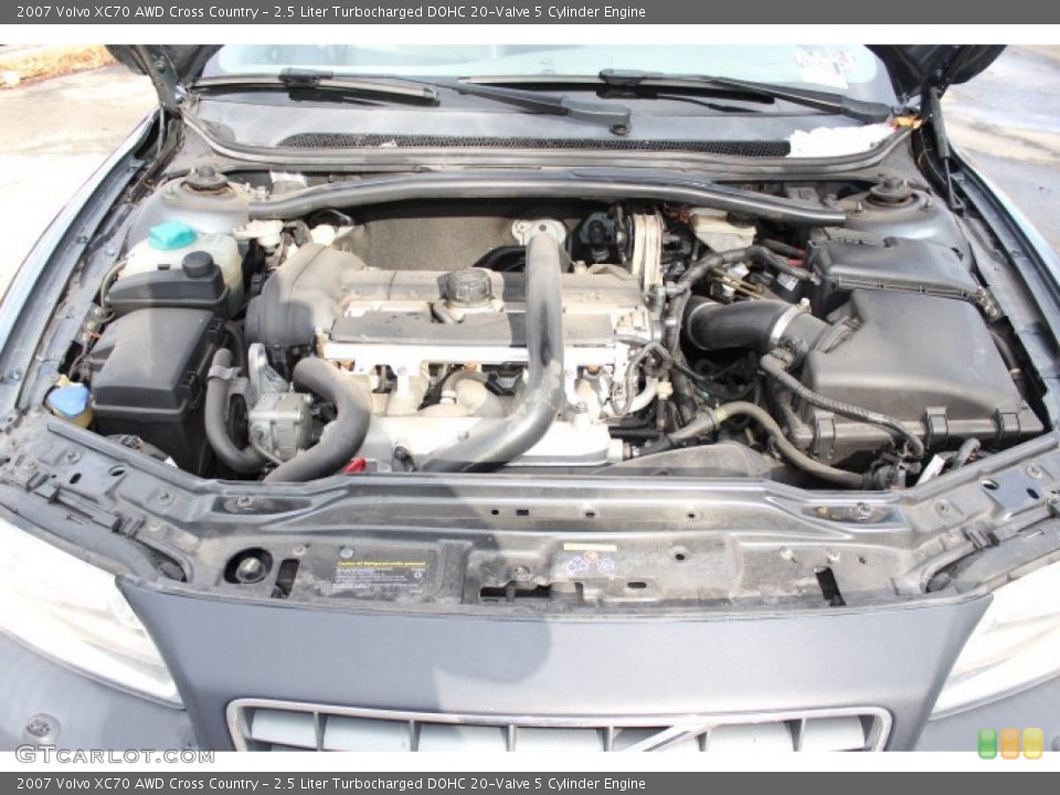 2.5 Liter Turbocharged DOHC 20-Valve 5 Cylinder Engine for the 2007 Volvo XC70 #74077487