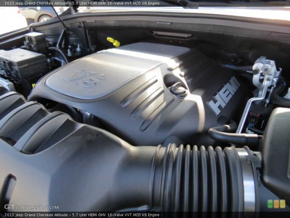 5.7 Liter HEMI OHV 16-Valve VVT MDS V8 2013 Jeep Grand Cherokee Engine