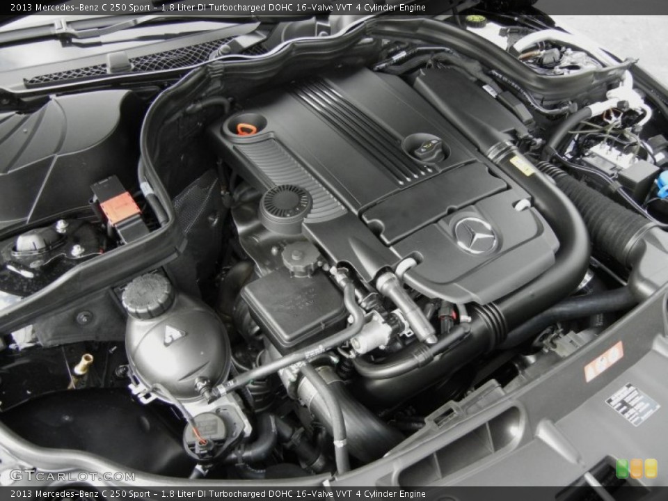 1.8 Liter DI Turbocharged DOHC 16-Valve VVT 4 Cylinder Engine for the 2013 Mercedes-Benz C #74090505