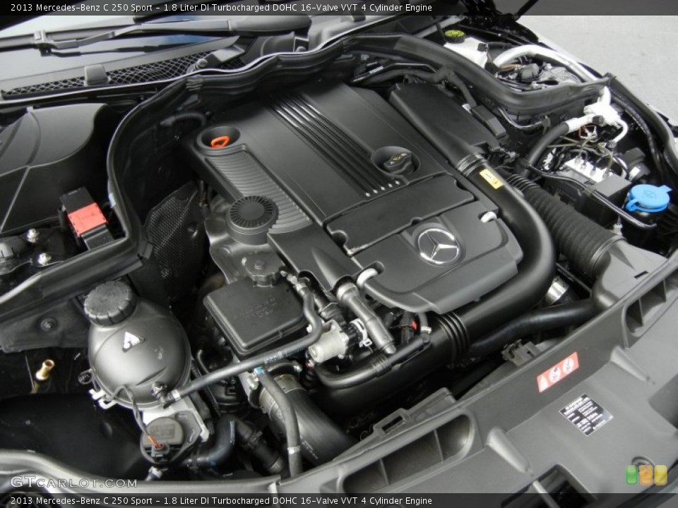 1.8 Liter DI Turbocharged DOHC 16-Valve VVT 4 Cylinder Engine for the 2013 Mercedes-Benz C #74091185