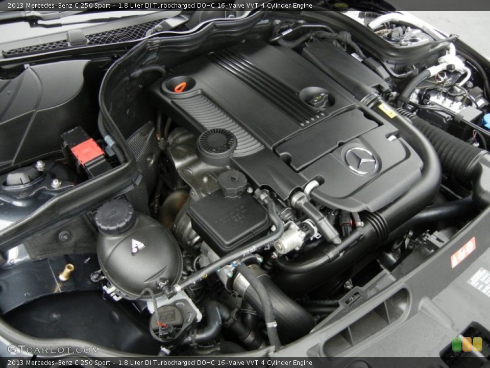 1.8 Liter DI Turbocharged DOHC 16-Valve VVT 4 Cylinder Engine for the 2013 Mercedes-Benz C #74091321