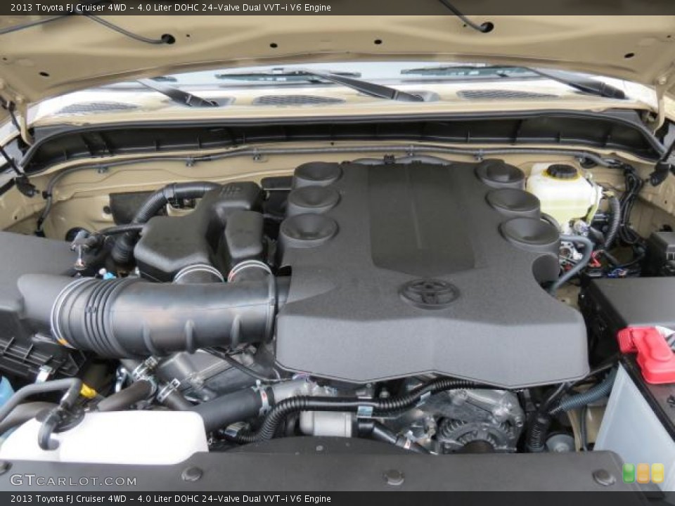 4.0 Liter DOHC 24-Valve Dual VVT-i V6 Engine for the 2013 Toyota FJ Cruiser #74093437