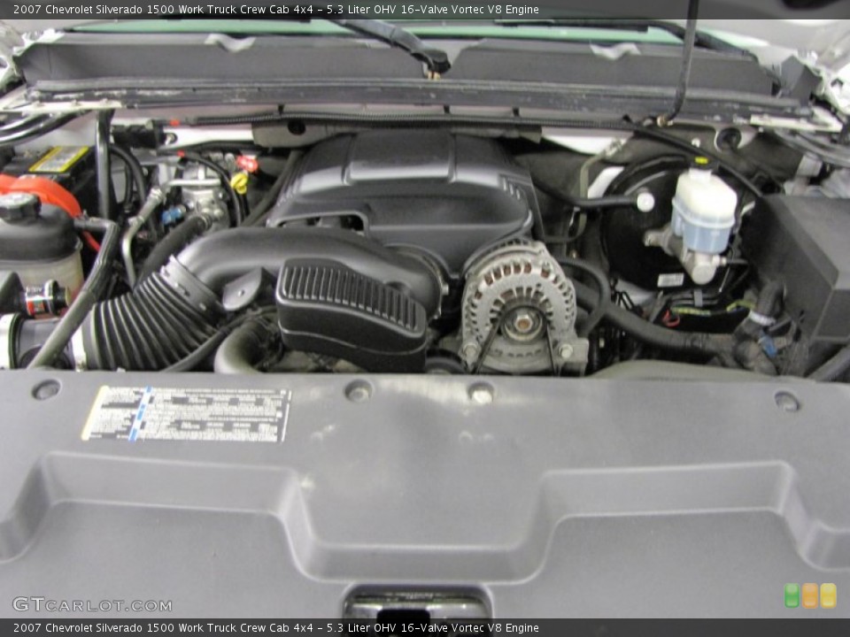 5.3 Liter OHV 16-Valve Vortec V8 Engine for the 2007 Chevrolet Silverado 1500 #74104222
