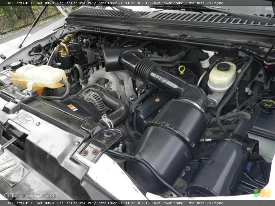 6.0 Liter OHV 32-Valve Power Stroke Turbo Diesel V8 Engine for the 2003 Ford F450 Super Duty #74114380