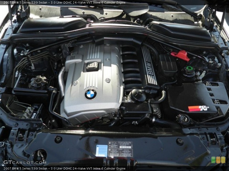 3.0 Liter DOHC 24-Valve VVT Inline 6 Cylinder Engine for the 2007 BMW 5 Series #74117370